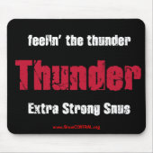 Officiële Thunder Snus Mousepad Muismat (Voorkant)