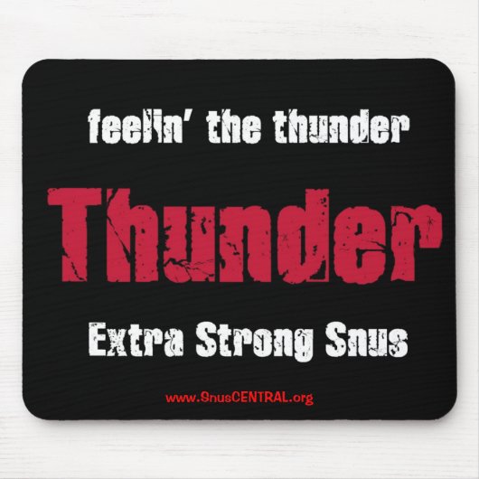 Officiële Thunder Snus Mousepad Muismat (Voorkant)