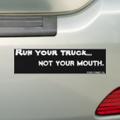 Officiële ticker uitvoeren bumpersticker (Op auto)