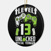 Officiële tiener 13e jaars niveau 13 niet-vergrend keramisch ornament (Links)