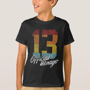 Officiële tiener 13e verjaardag 13-jarige geschenk t-shirt