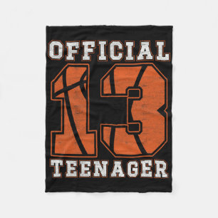 Officiële Tiener 13e Verjaardag Boy Party Bysketby Fleece Deken