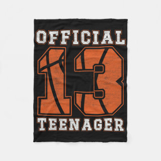 Officiële Tiener 13e Verjaardag Boy Party Bysketby Fleece Deken