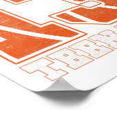 Officiële Tiener 13e Verjaardag Boy Party Bysketby Poster (Hoek)