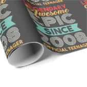 Officiële tiener 13e verjaardag Dertien jaar oud Cadeaupapier (Rol Hoek)