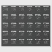 Officiële tiener 13e verjaardag Dertien jaar oud Cadeaupapier (Vlak)