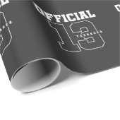 Officiële tiener 13e verjaardag Dertien jaar oud Cadeaupapier (Rol Hoek)