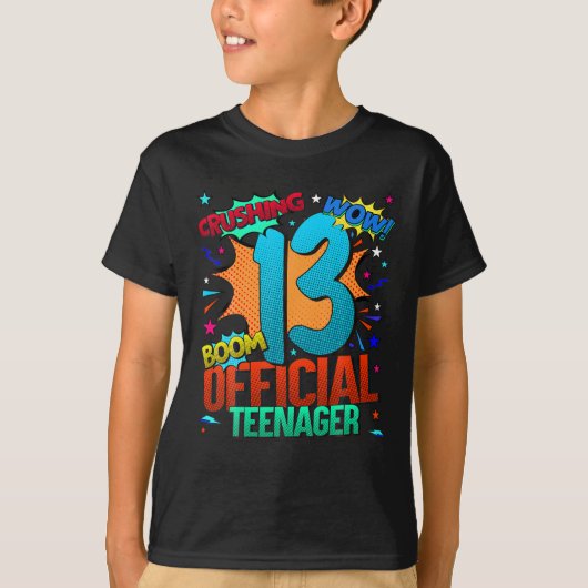Officiële tiener 13e verjaardag Geweldige sinds 20 T-shirt (Voorkant)
