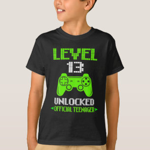 Officiële Tiener 13e verjaardag Jongen Niveau 13 T-shirt