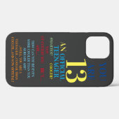 Officiële tiener 13th Birthday Boy Case-Mate iPhone Case (Achterkant (horizontaal))