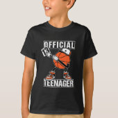 Officiële tiener 13th Birthday Boy Funny T-shirt (Voorkant)