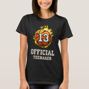 Officiële tiener Bysketbyll 13e verjaardag cadeau T-shirt