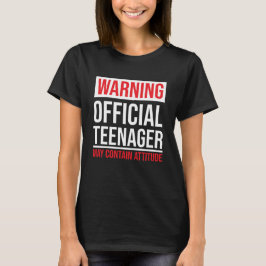 Officiële tiener Funny 13th Birthday Teenage T-shirt