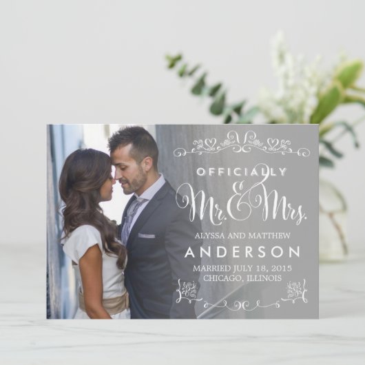 Officiële titers Weddenschap - Grijs Kaart (Staand voorkant)