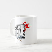 Officiële toespraak over criminaliteit koffiemok (Voorkant links)