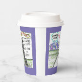 Officiële tolheffing op de weg papieren bekers (Links)