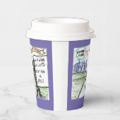 Officiële tolheffing op de weg papieren bekers (Rechts)