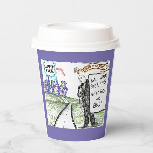 Officiële tolheffing op de weg papieren bekers (Voorkant)