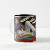 Officiële tool Girl Holley - Andy Mechanic mok! Tweekleurige Koffiemok (Voorkant links)