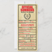 Officiële topontmoetingen Rechtscolleges Schoolaca Kaart (Voorkant)