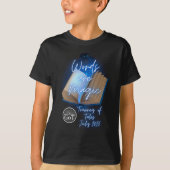 Officiële Tourney of Tales juli 2025 Kinder T-shir T-shirt (Voorkant)