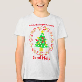Officiële Tree Light Untangler - Stuur hulp Tri-Blend Shirt
