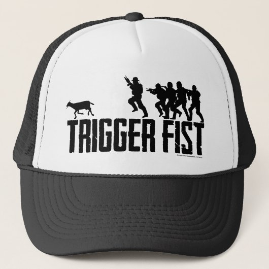 Officiële Trigger Fist Trucker Hat Trucker Pet (Voorkant)