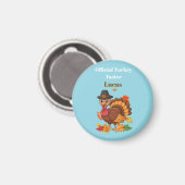 Officiële Turkije Proever Thanksgiving Magneet (Voorkant / Achterkant)