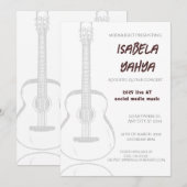 Officiële uitnodiging om het speciale concert bij (Voorkant / Achterkant)