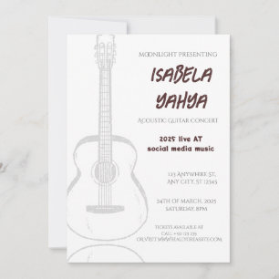 Officiële uitnodiging om het speciale concert bij