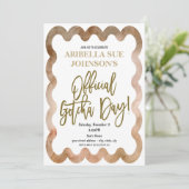 Officiële uitnodiging voor de Gotcha Day Adoption  (Staand voorkant)