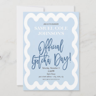 Officiële uitnodiging voor Gotcha Day Adoption