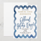 Officiële uitnodiging voor Gotcha Day Adoption (Voorkant / Achterkant)