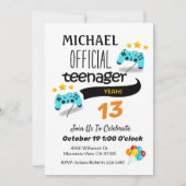 Officiële uitnodiging voor verjaardagsfeestje voor (Voorkant)