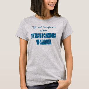 Officiële Uniform van de Dysautonomia Warrior T-shirt