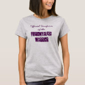 Officiële Uniform van de Fibromyalgia Warrior T-shirt (Voorkant)
