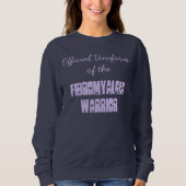 Officiële Uniform van de Fibromyalgia Warrior Trui (Voorkant)
