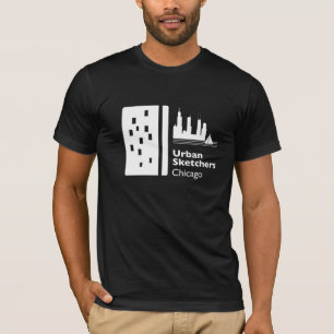 Officiële Urban Sketchers Chicago T-shirt