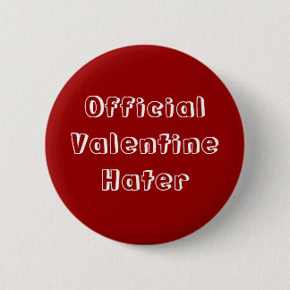 Officiële Valentijn Hater Button