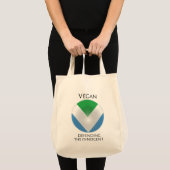 OFFICIËLE VEGAANSE VLAG: Schild van de verweerder Tote Bag (Voorkant (product))