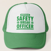 Officiële veiligheidsfunctionaris Funny Boaters Trucker Pet (Voorkant)