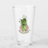 Officiële verdenking van selderij™ Girl Gamer Logo Glas (Achterkant)