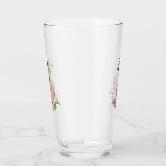 Officiële verdenking van selderij™ Girl Gamer Logo Glas (Rechts)