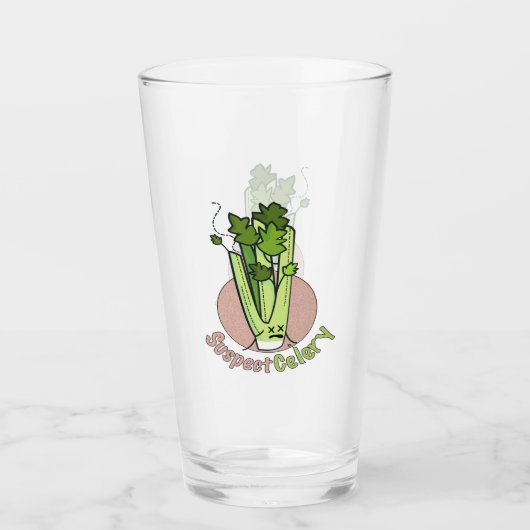 Officiële verdenking van selderij™ Girl Gamer Logo Glas (Voorkant)