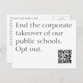 Officiële Verenigde Opt-out Briefkaarten (Voorkant / Achterkant)