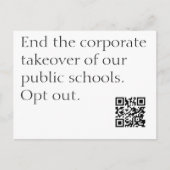 Officiële Verenigde Opt-out Briefkaarten (Voorkant)