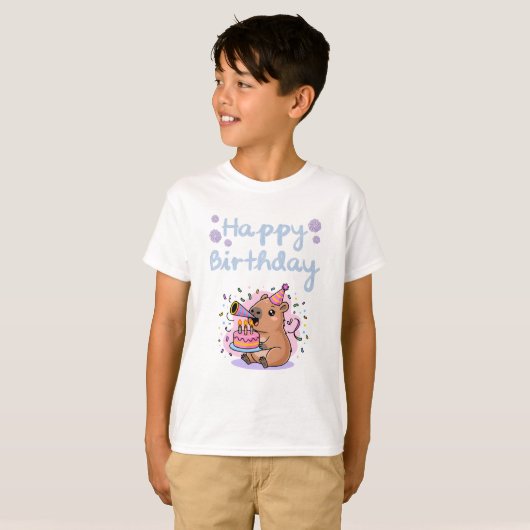 Officiële verjaardagsmodus Aan T-shirt (Voorkant volledig)