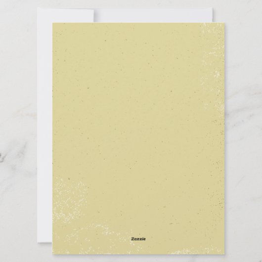 Officiële Vintage Santa Letter Feestdagenkaart (Achterkant)