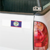 Officiële vlag van belize bumpersticker (Op Truck)
