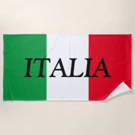 Officiële vlag van Italië Strandlaken